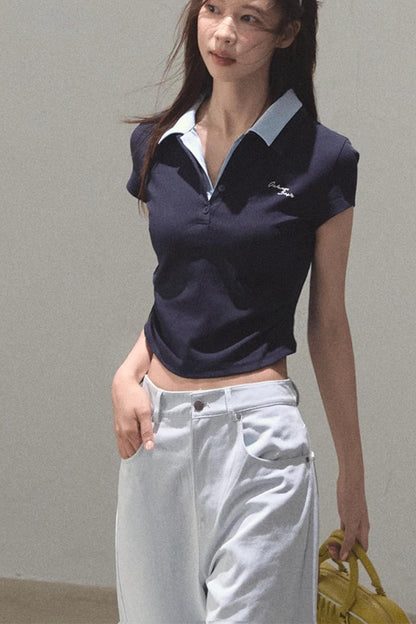 Vintage Lace Poncho Polo Skirt Set-Up