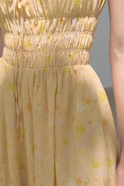 Bubbling Soda Printed Slip Dress