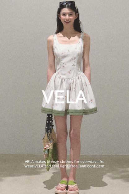 Spring Picnic Slim Fit Camisole Dress