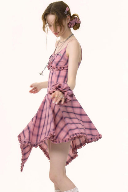 Summer Chic Plaid Dress