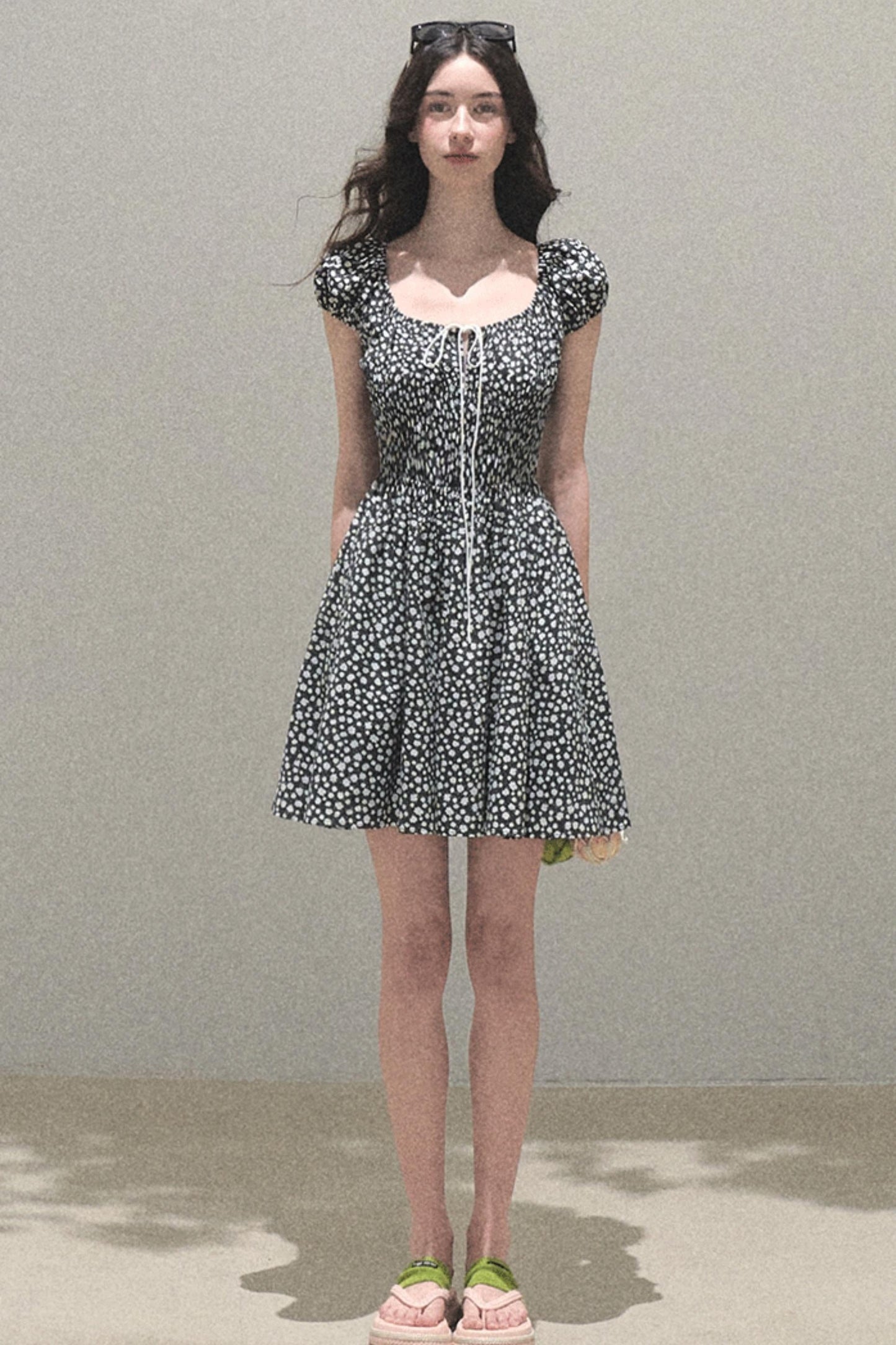 Blissful Tomato Leaf Dress