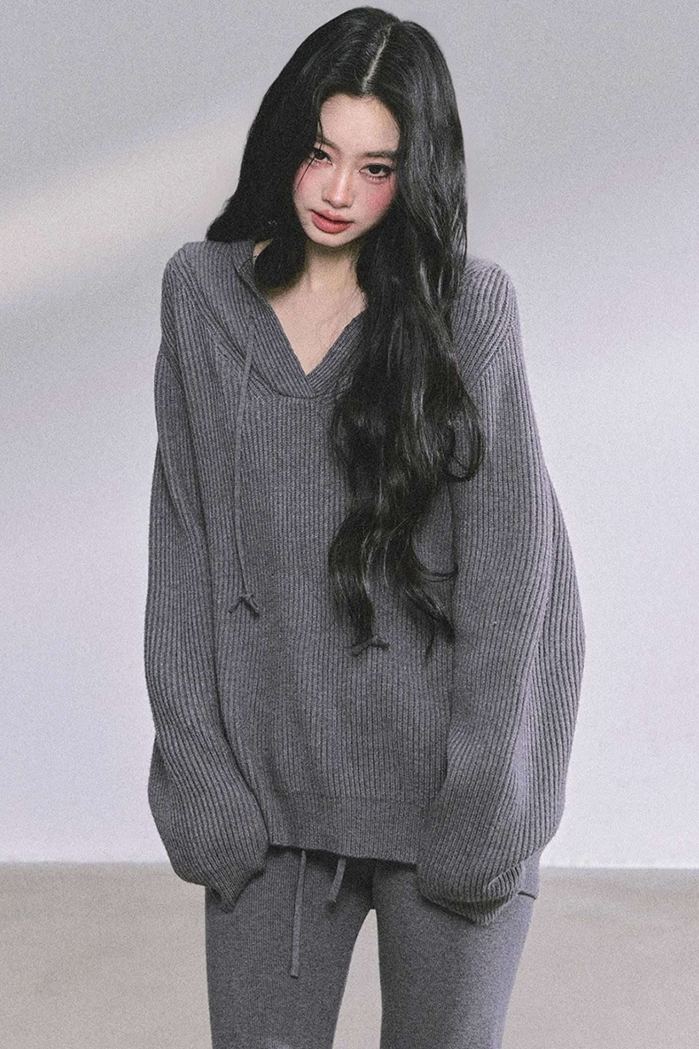 Lazy Style Knitted Suit Set-Up