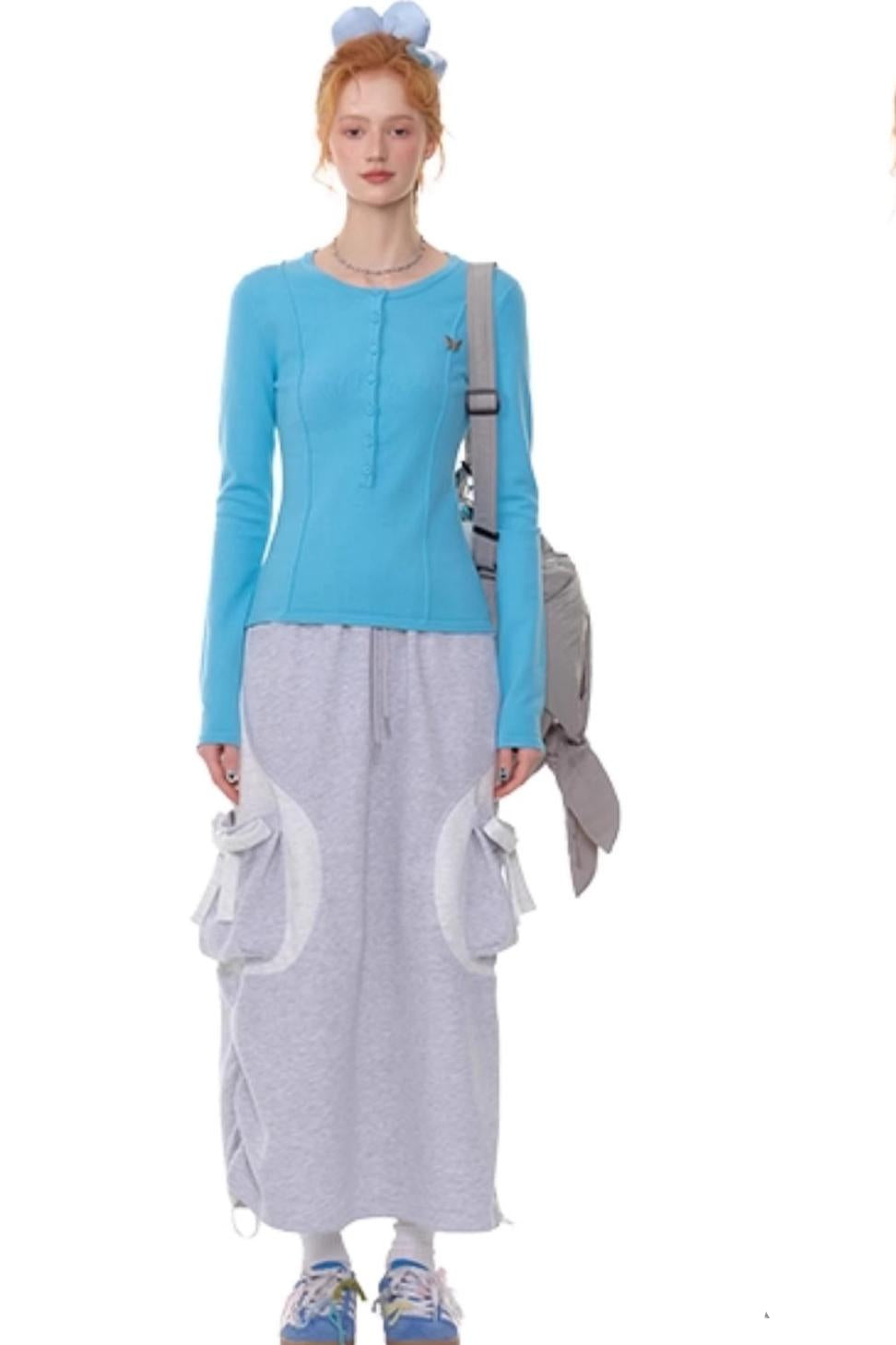 Autumn Design High Waist Skirt