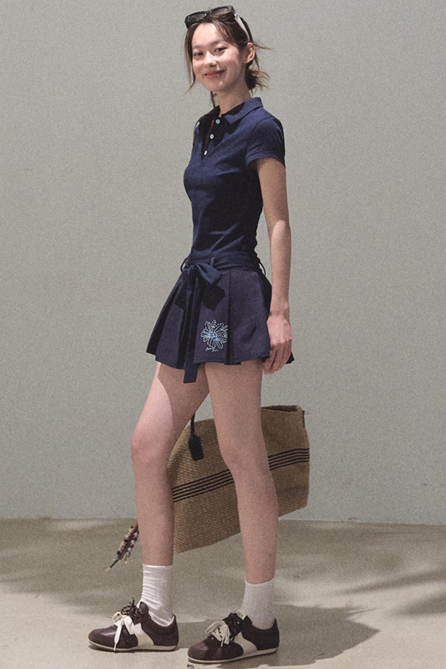 Cool Cotton Polo Skirt Set-Up