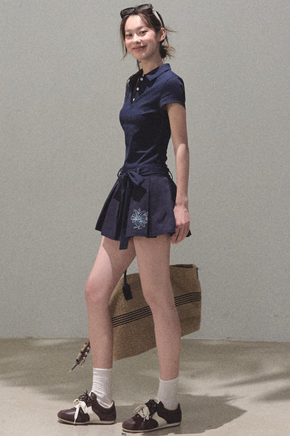 Cool Cotton Polo Skirt Set-Up