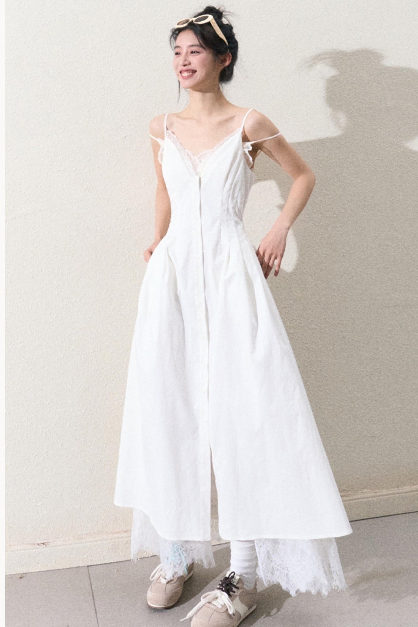Elegant Waist Slip Dress
