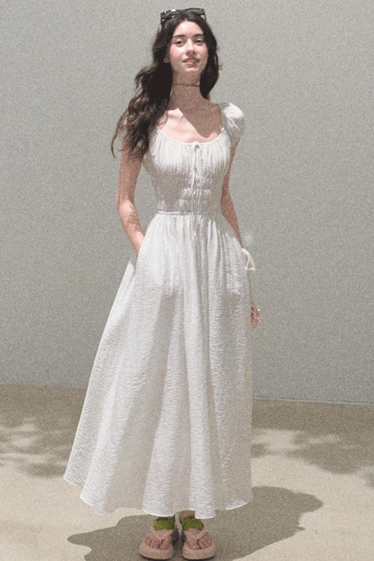 Blissful Tomato Leaf Dress