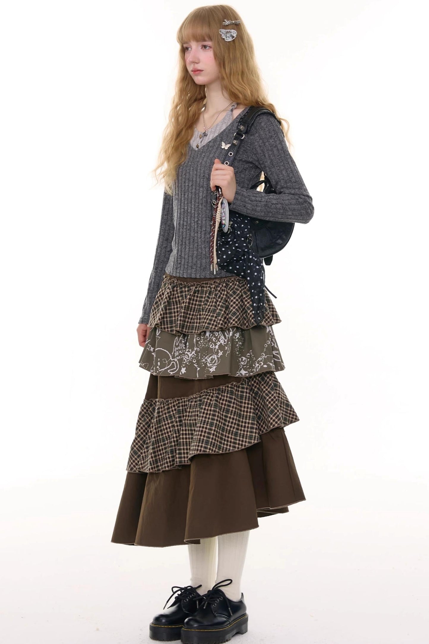 Autumn Slim Halterneck Knit Top