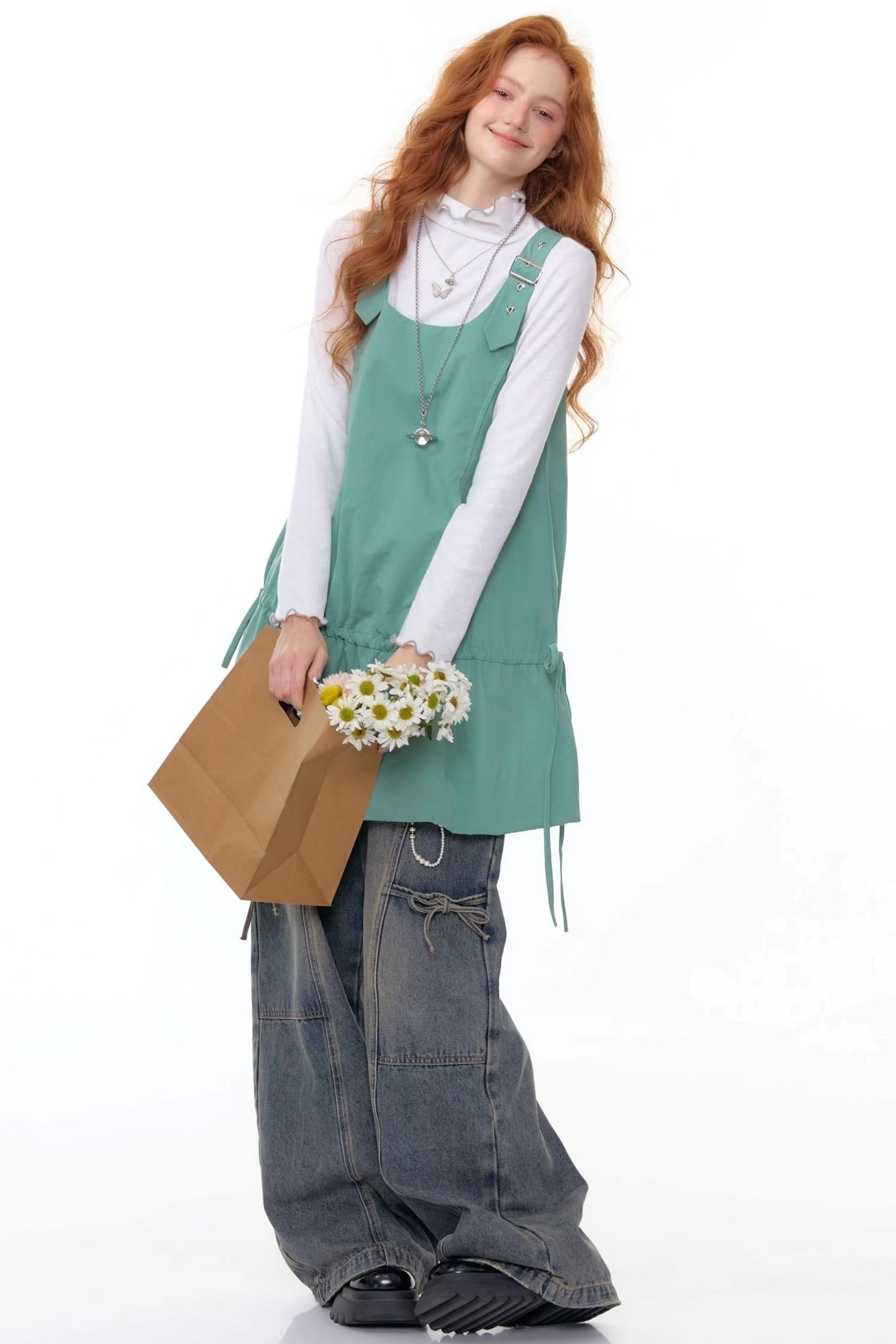 American Slim High Neck Top