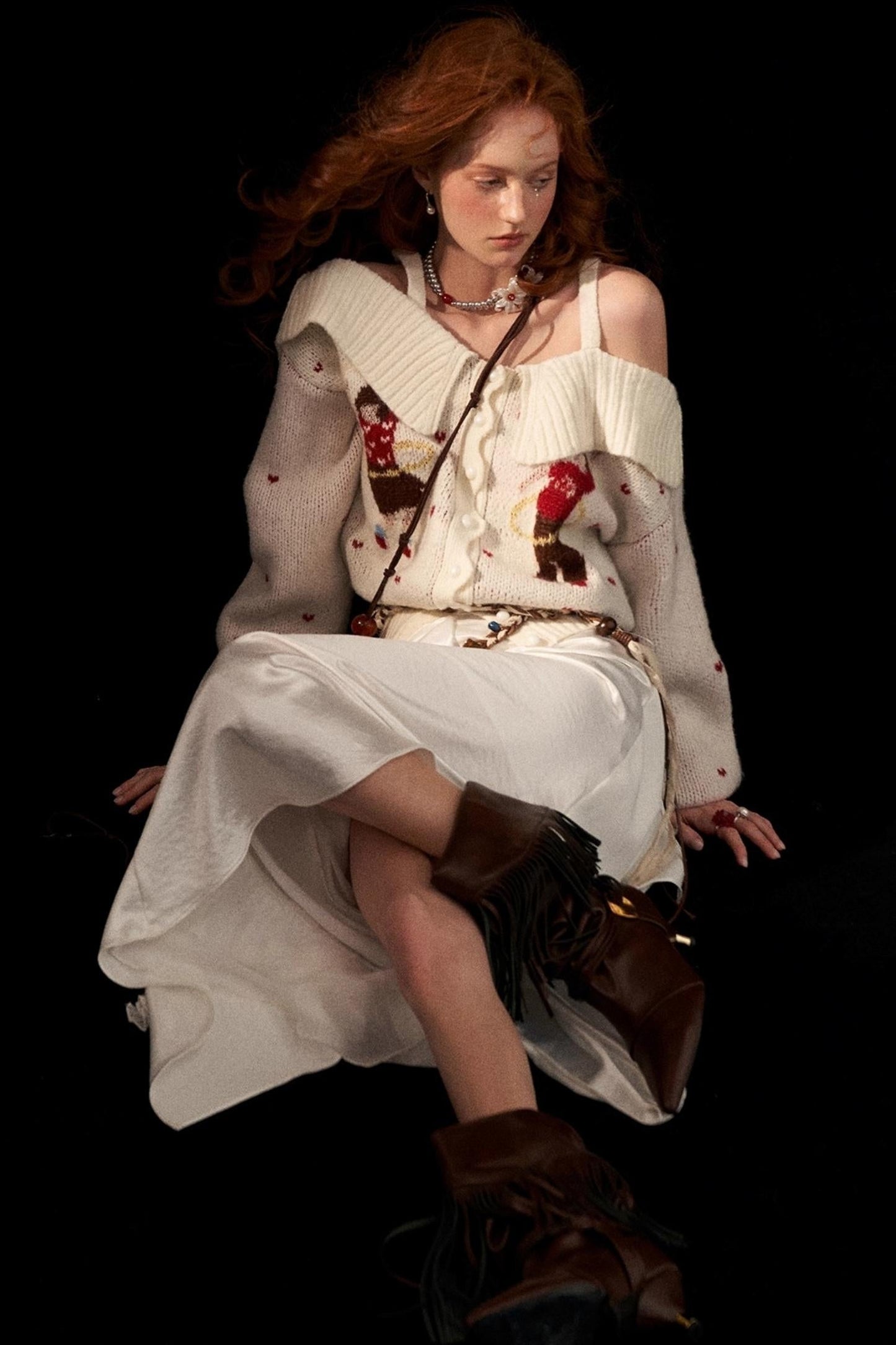 Long-Sleeved Knit Top