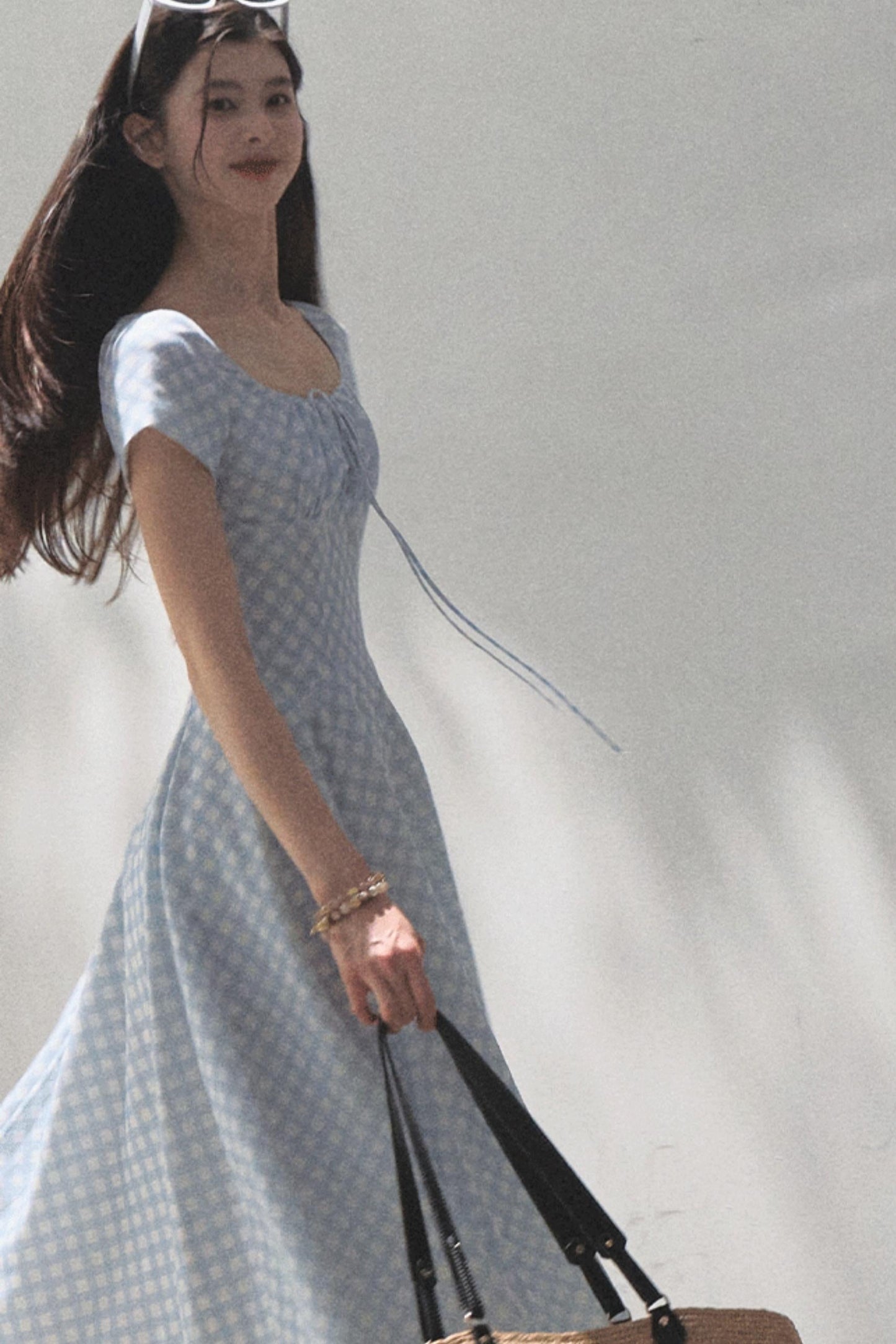 Sweet Bow Tie Mini Dress