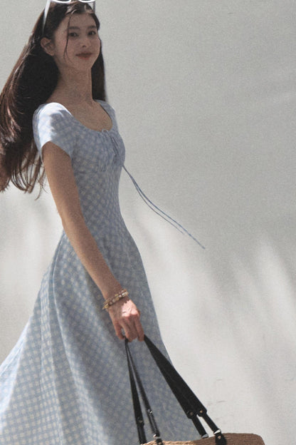 Sweet Bow Tie Mini Dress