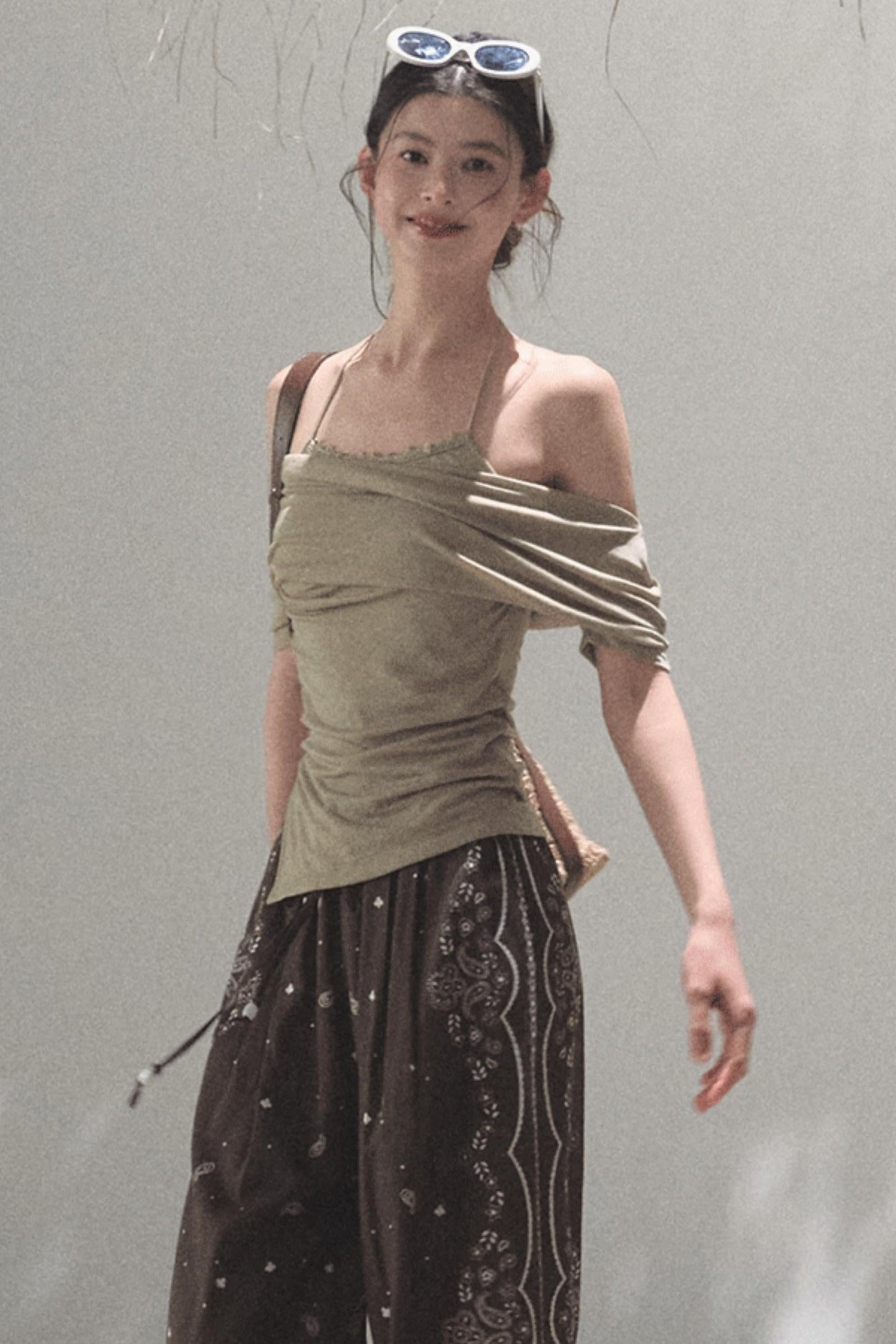 Desert One-Shoulder Top