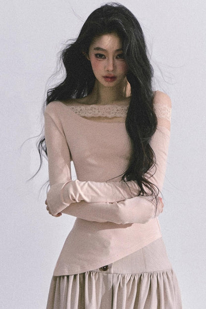 Barbaric Lace Off The Shoulder Top