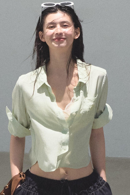 Lake Lyocell Beaded Shirt