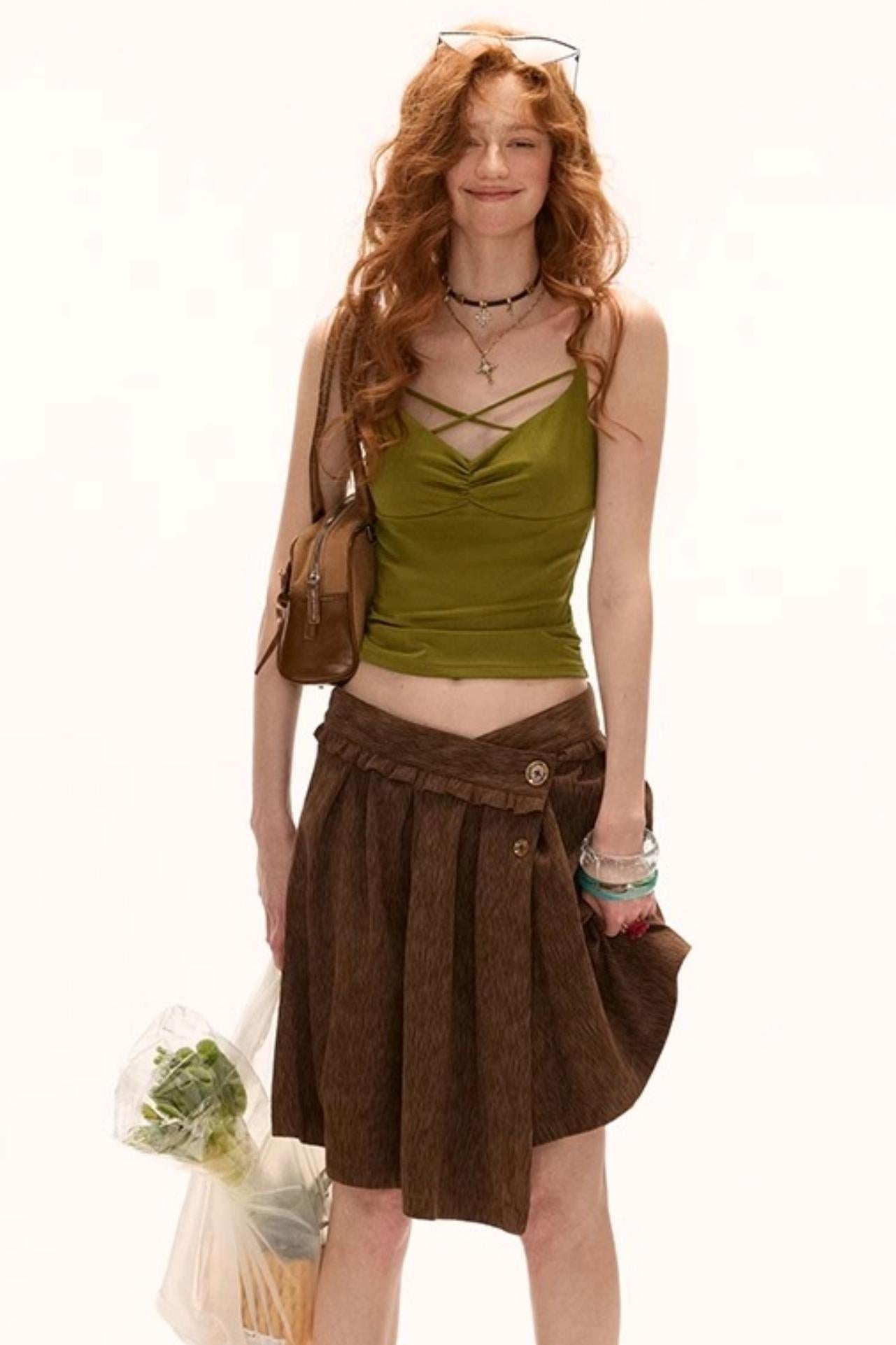 Sleek Cross-Strap Tank Top