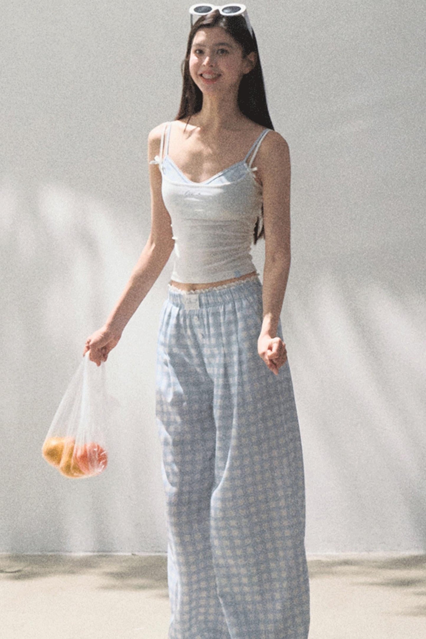 Stretch Chambray Camisole Set