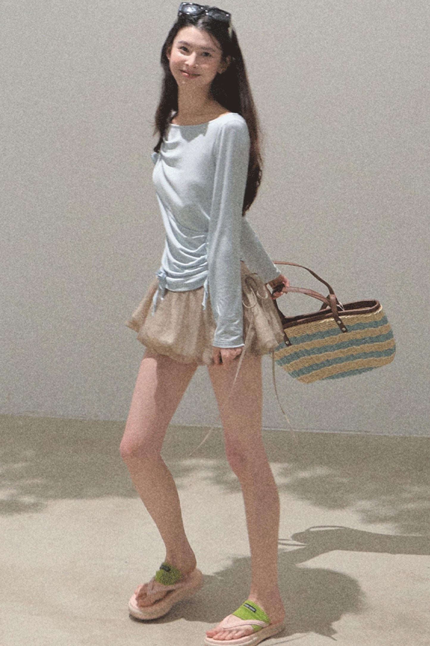 Floral Peplum Culottes Skirt Set