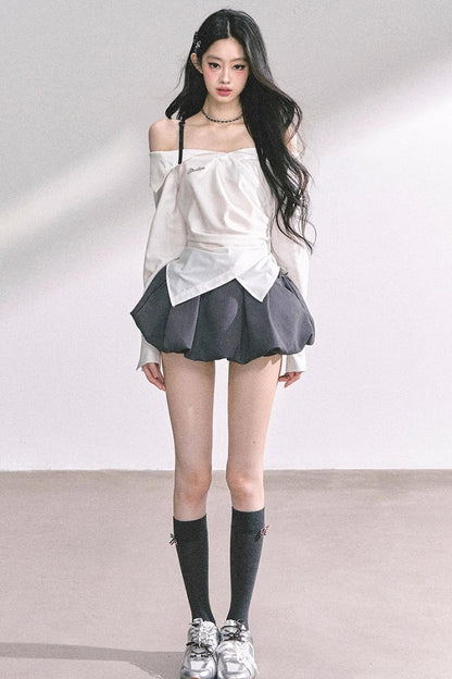 London One-Shoulder Shirt