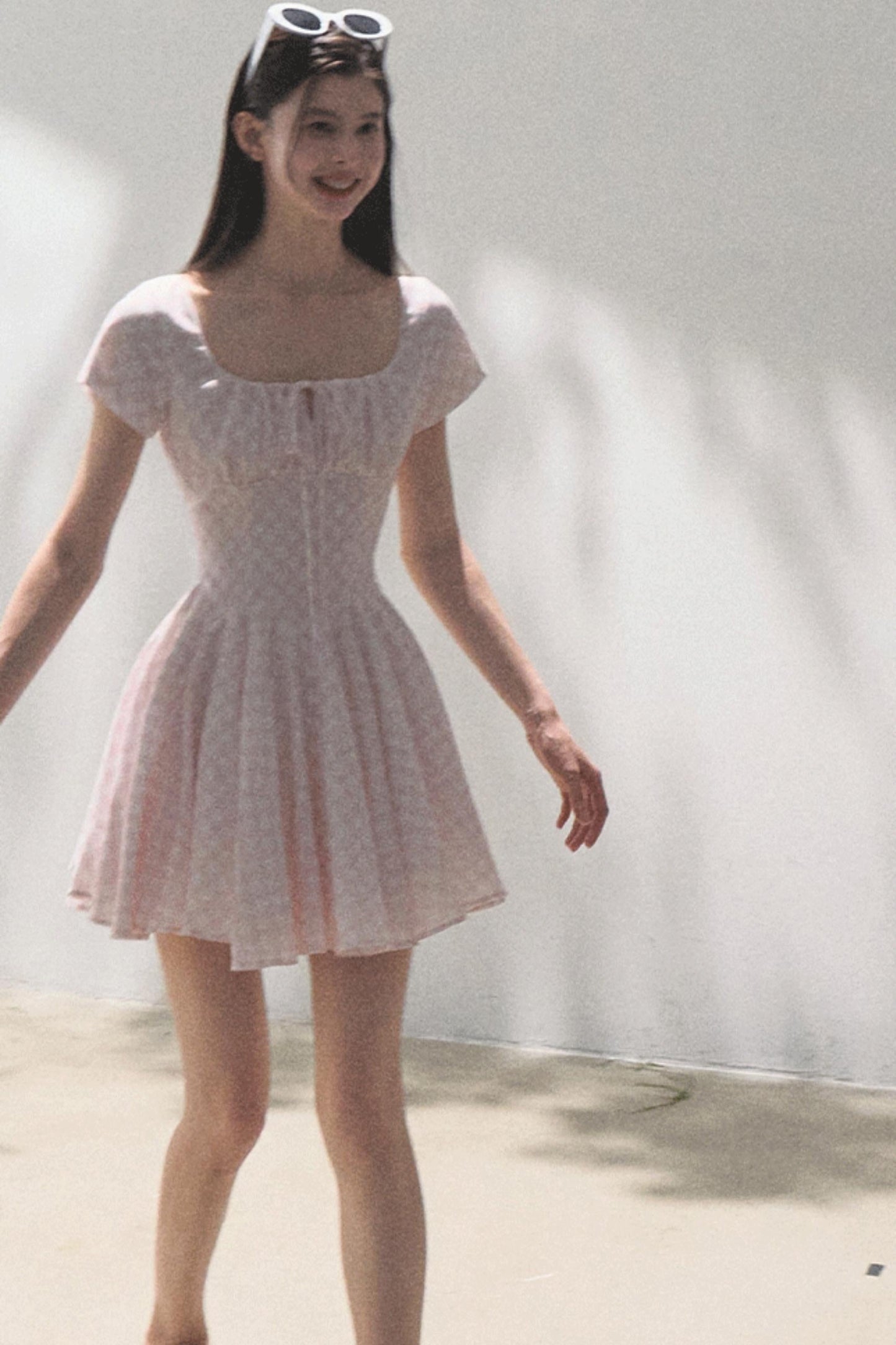 Sweet Bow Tie Mini Dress