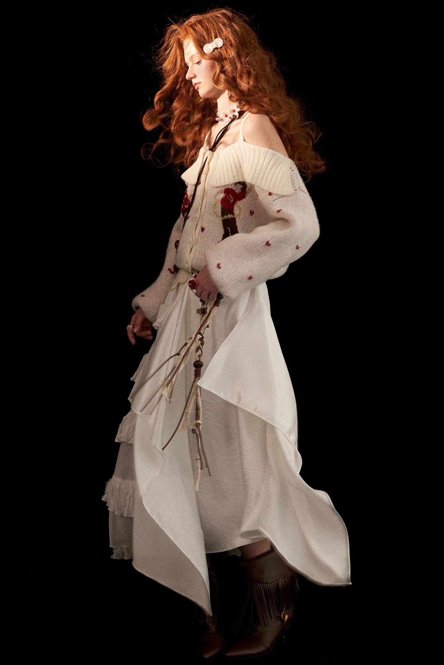 Long-Sleeved Knit Top