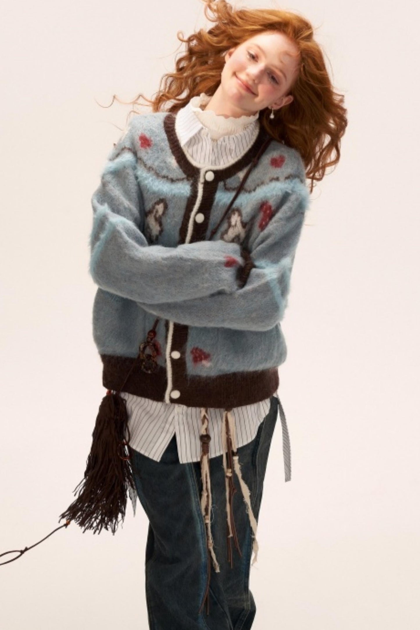 Cute Butterfly Fawn Cardigan