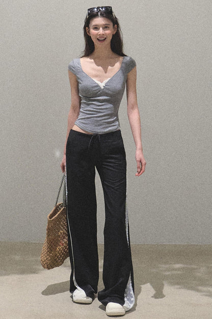 Whispering V-Neck Tee