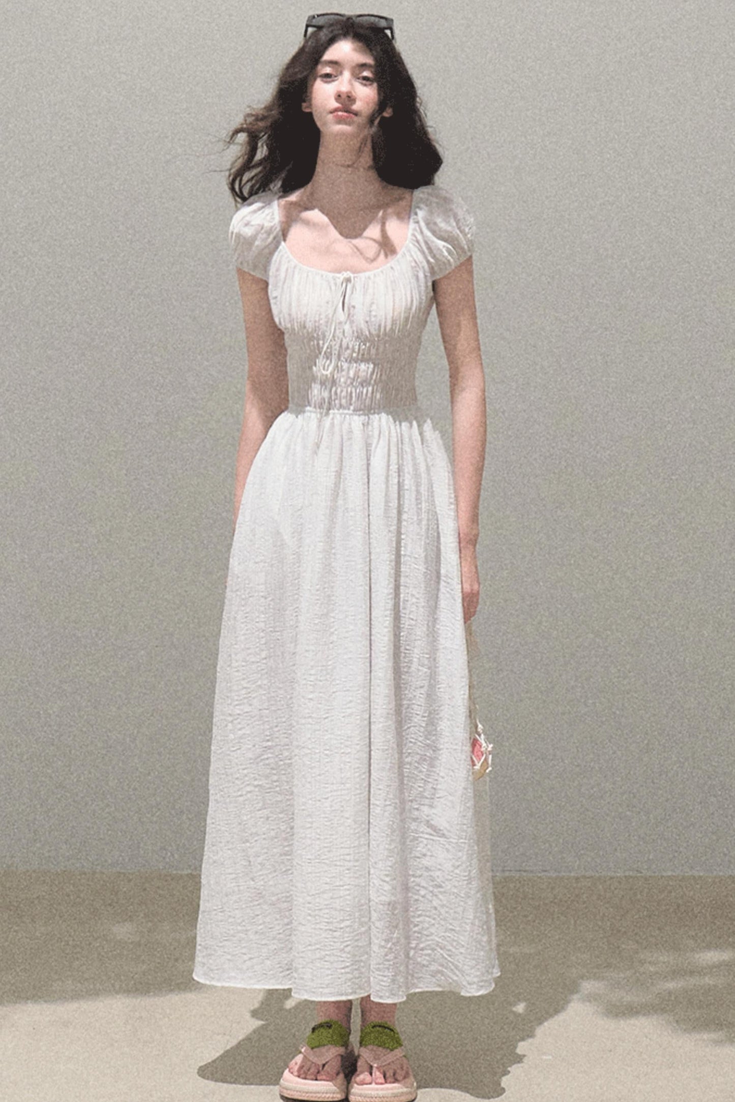 Blissful Tomato Leaf Dress