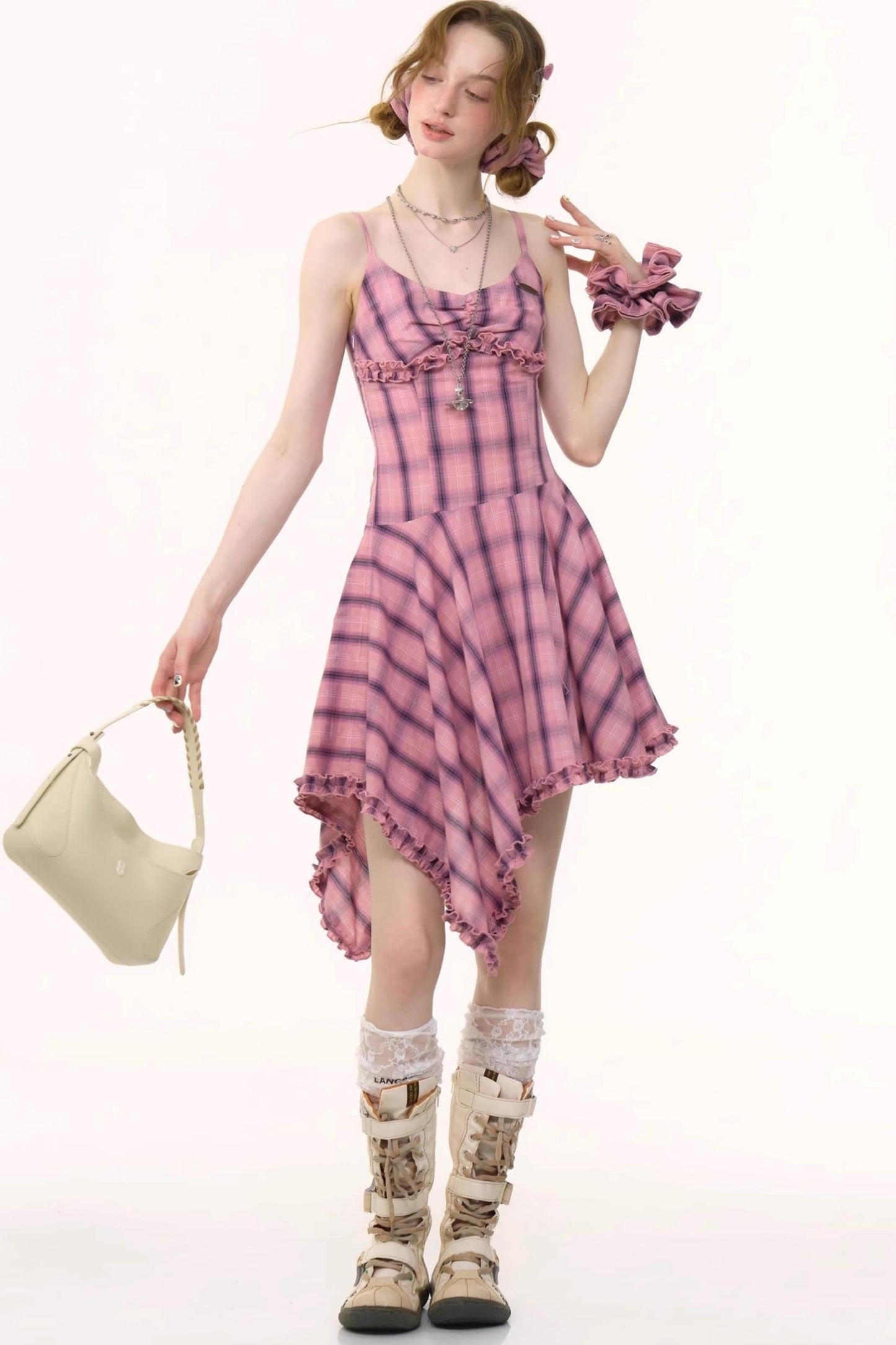 Summer Chic Plaid Dress