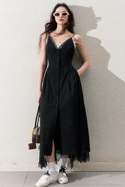 Elegant Waist Slip Dress