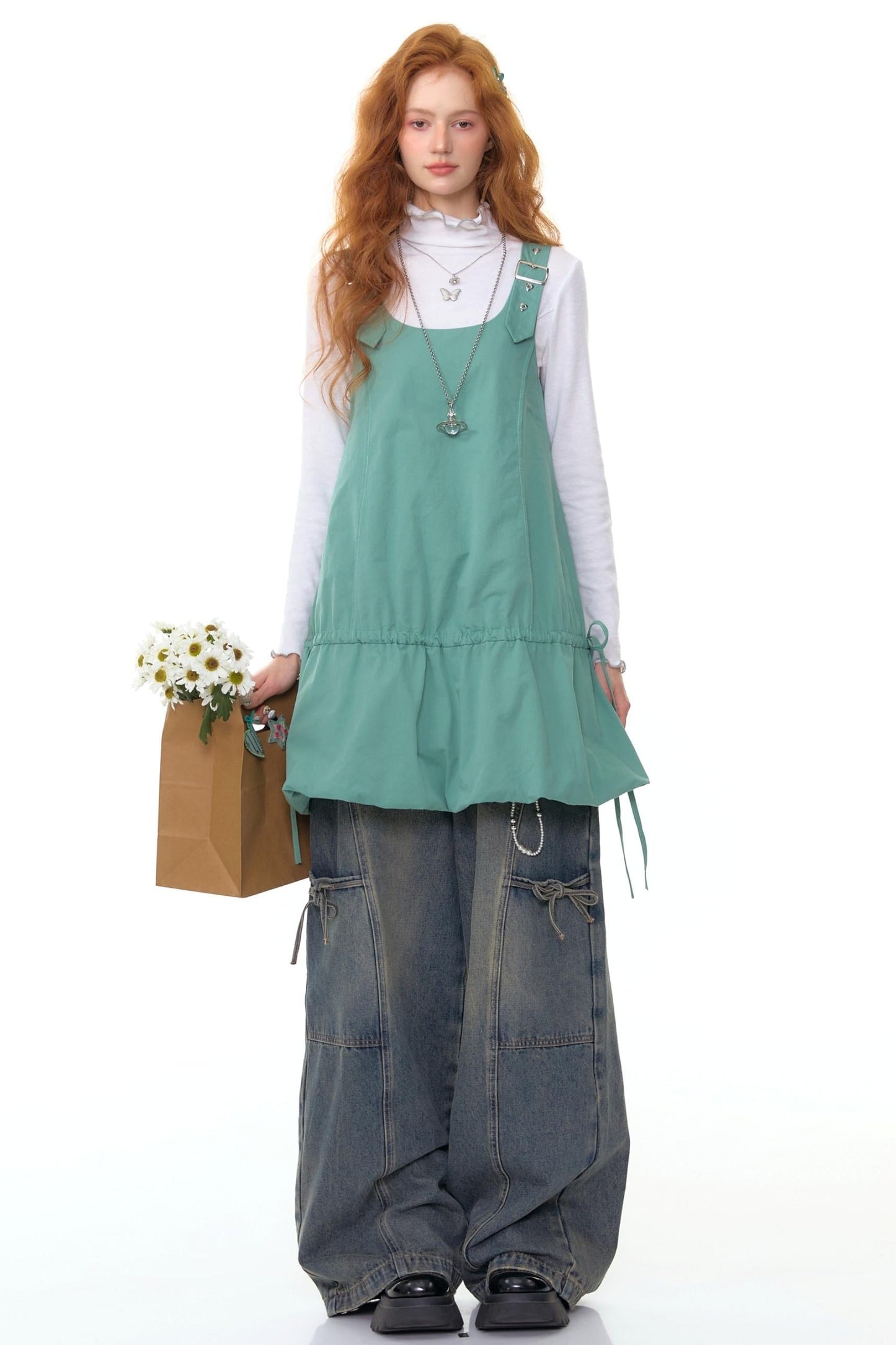 Denim Asymmetry Fit Pants