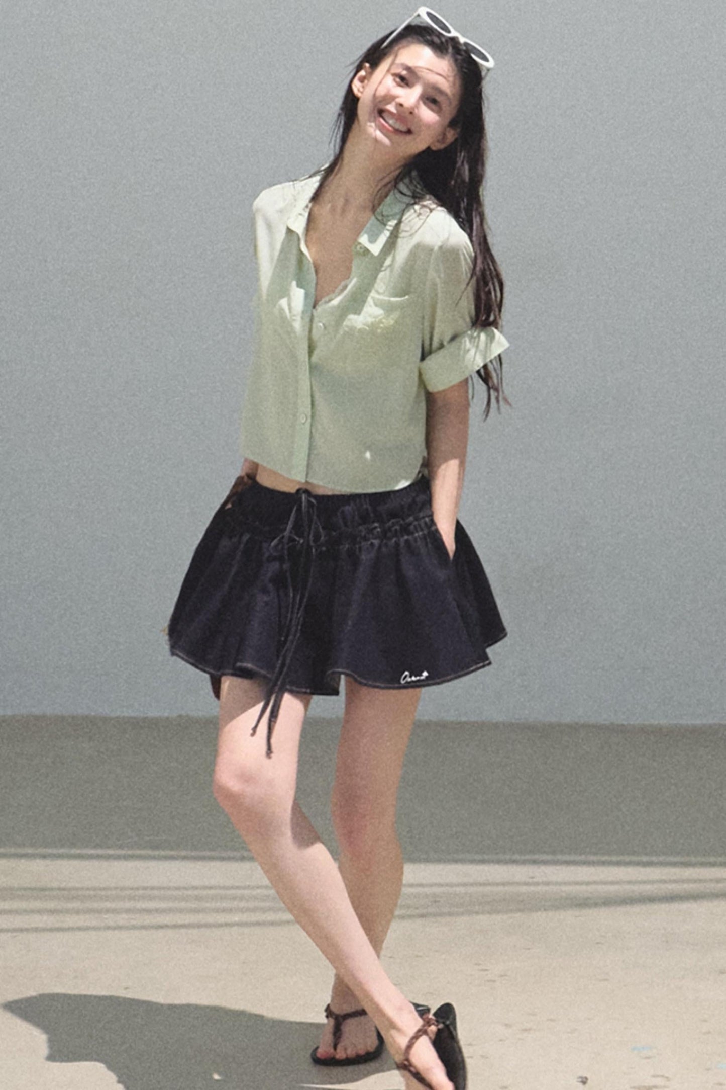 Lake Lyocell Beaded Shirt