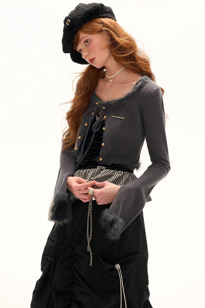 Lazy Gray Wool Sweater