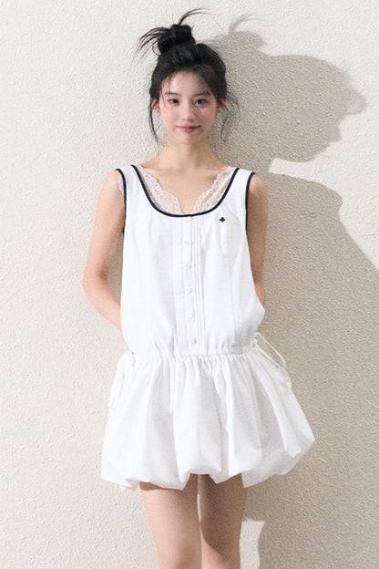 Sporty Chic Bud Skirt Dress