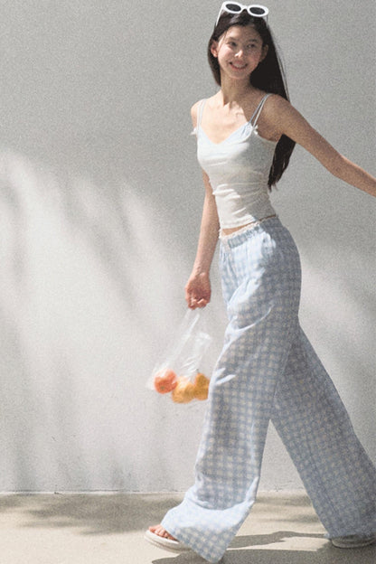 Stretch Chambray Camisole Set