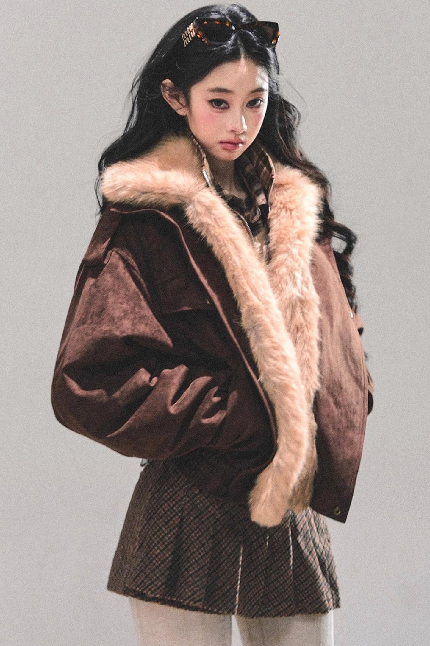 Plaid Padded Cotton Jacket