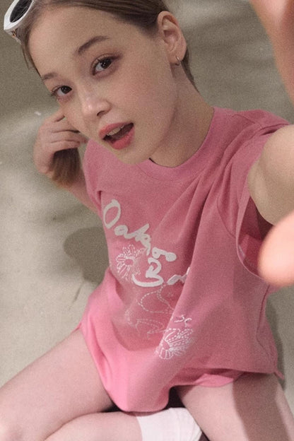 Cotton Lounge Top Shorts Set-Up