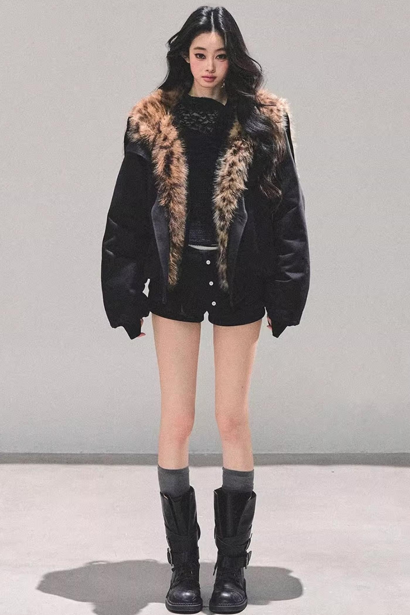 Hepburn-Style Quilted Winter Coat