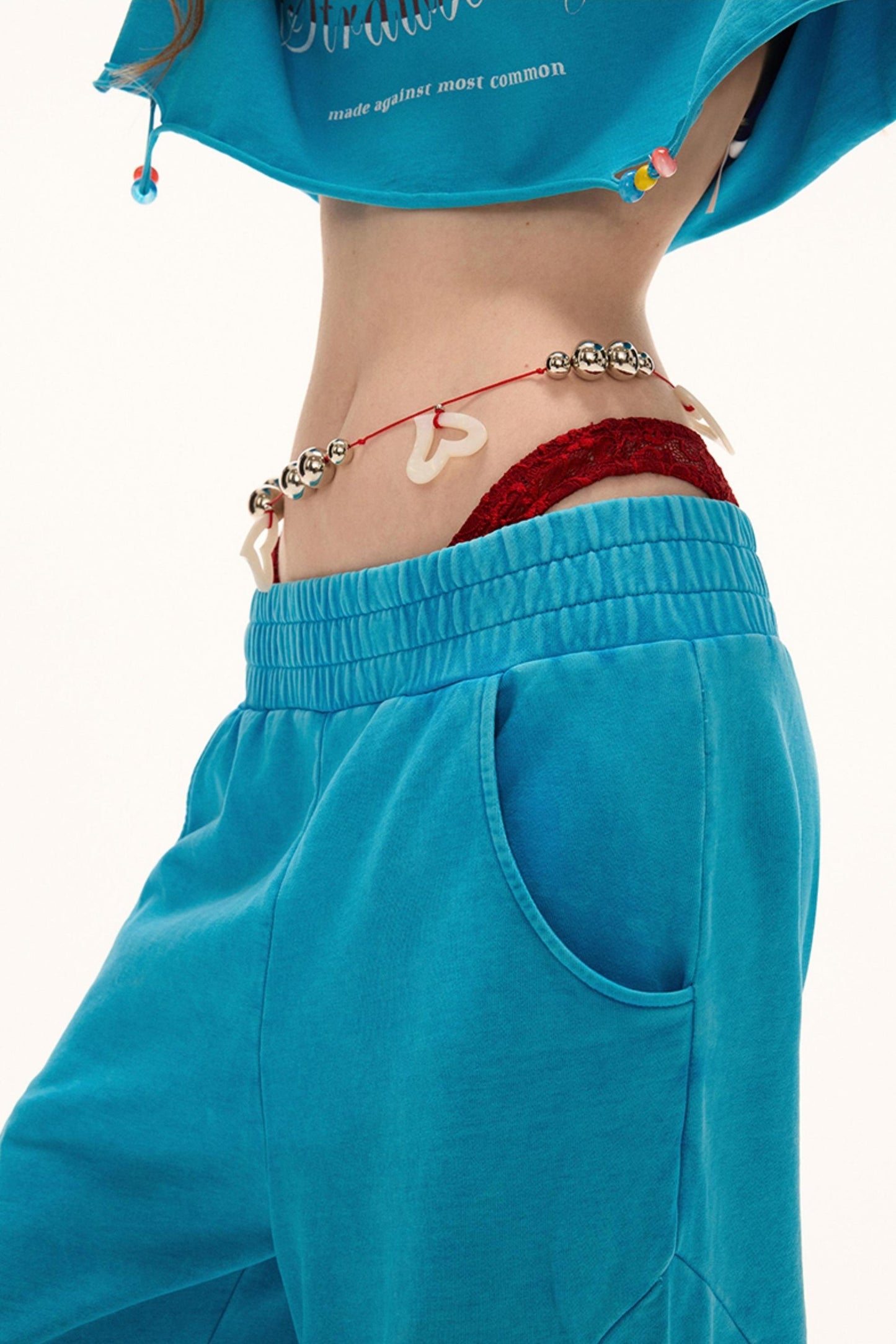 Luxe Loose-Leg Sports Pants