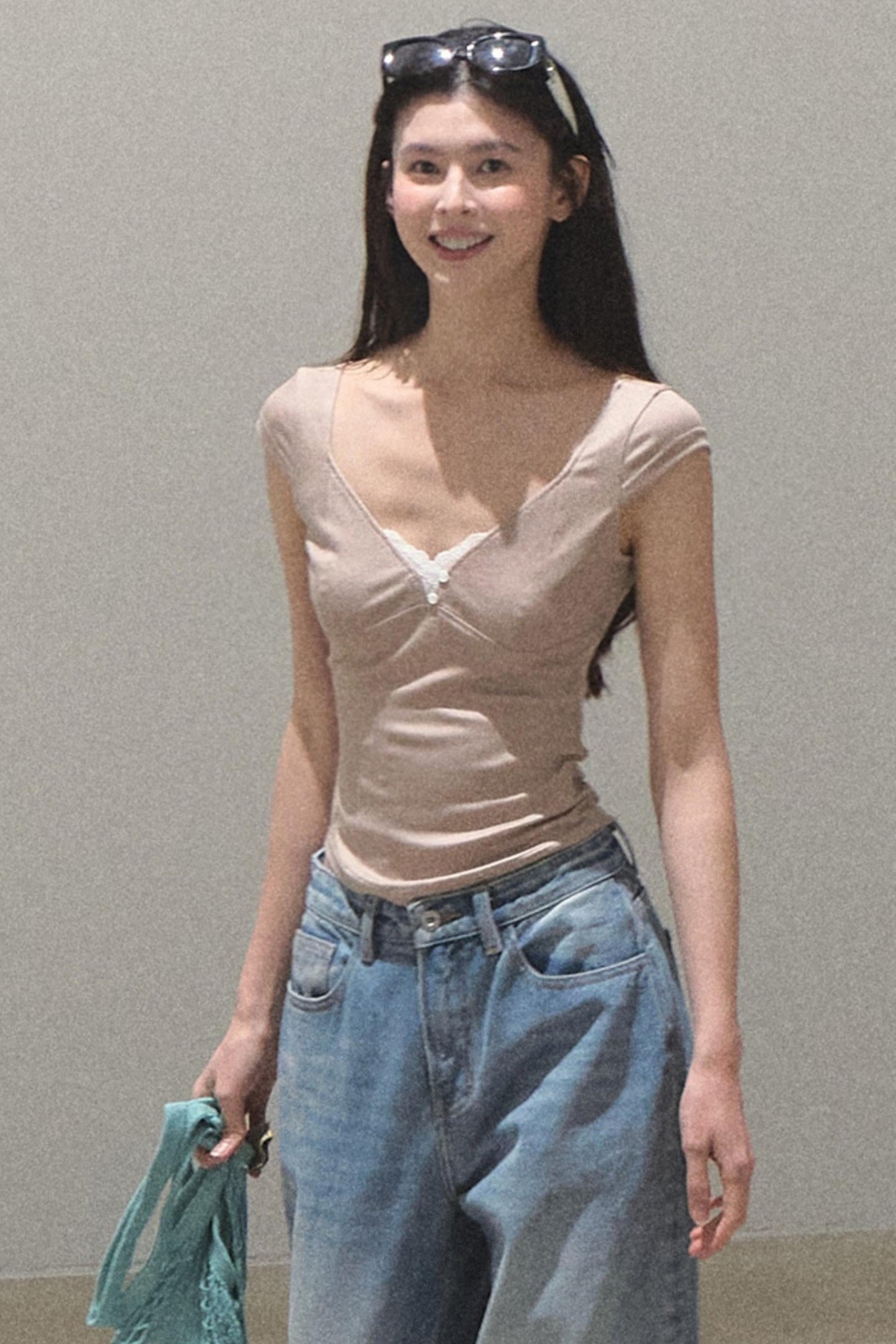 Whispering V-Neck Tee