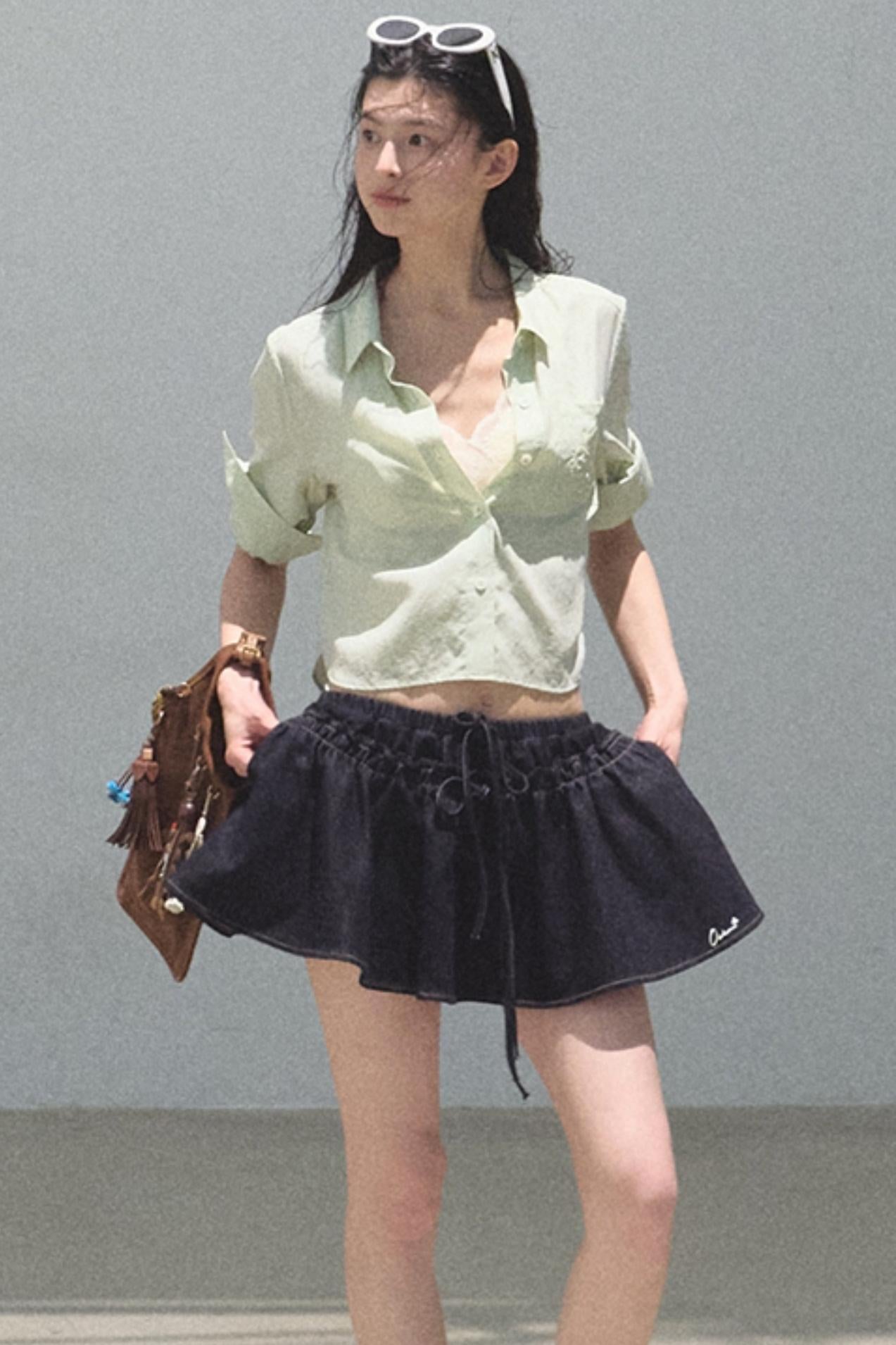 Lake Lyocell Beaded Shirt