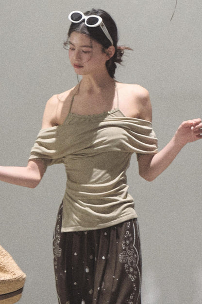 Desert One-Shoulder Top