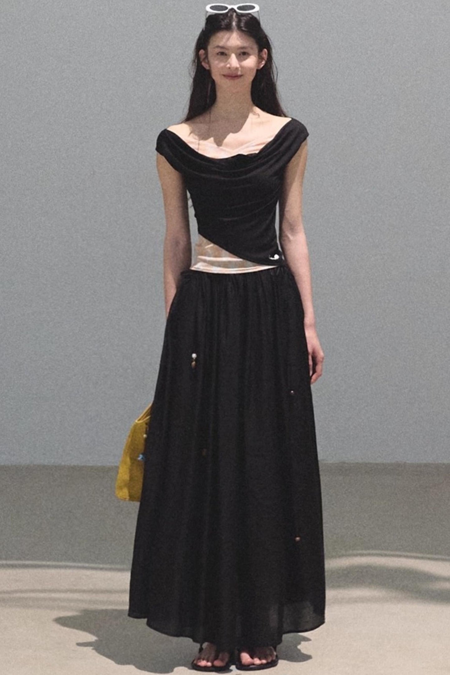 Summer Ruffled Camisole Skirt Set-Up