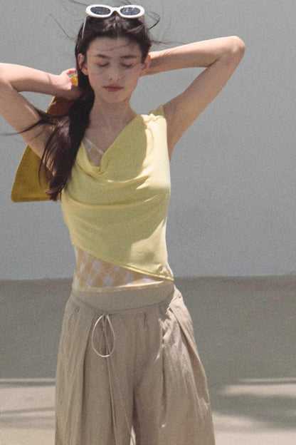 Rising Check Slim-Fit T-Shirt