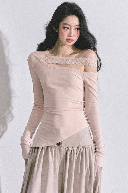 Barbaric Lace Off The Shoulder Top