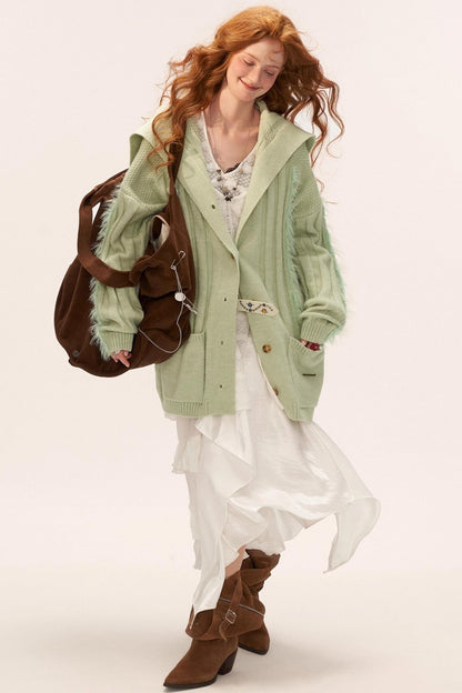 Micro-Sheer Long Skirt