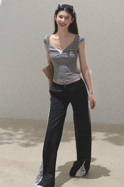 Whispering V-Neck Tee