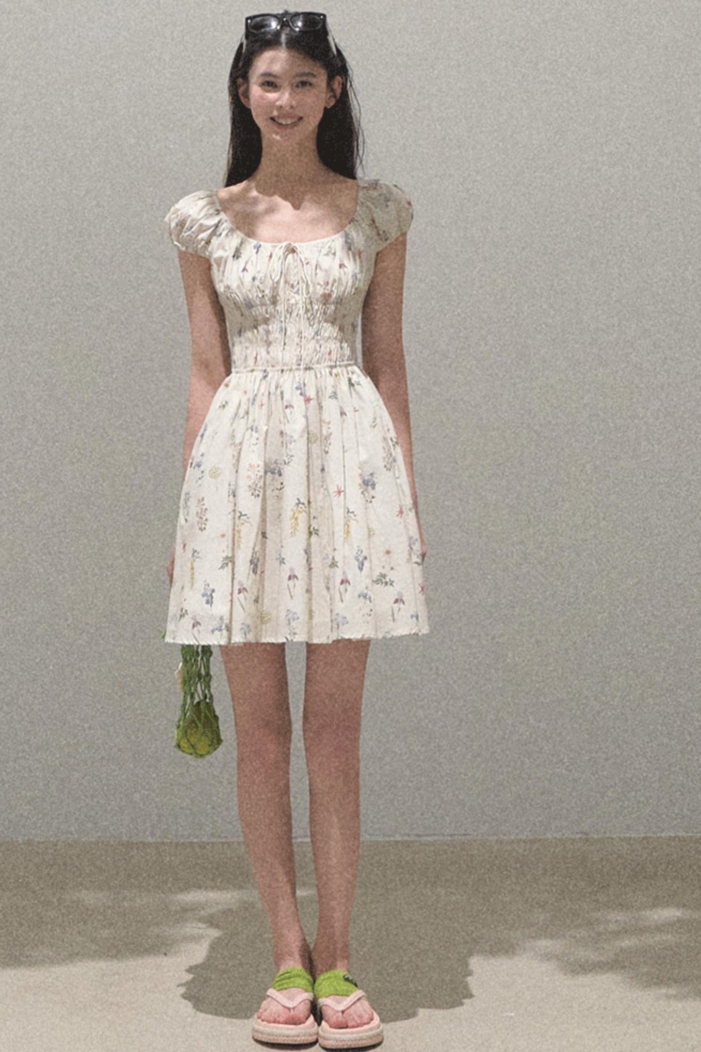 Blissful Tomato Leaf Dress