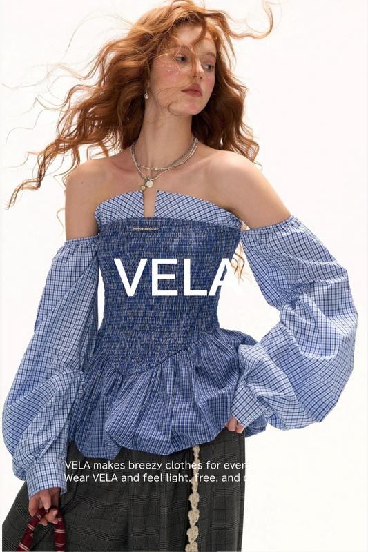 Autumn Blue Patchwork Dress