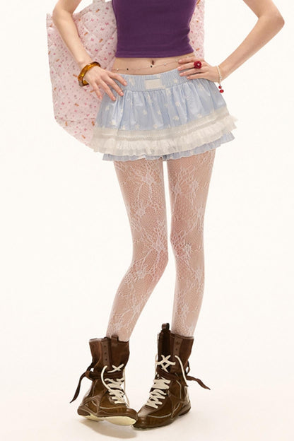 Summer Floral Bustier Skirt